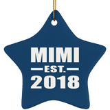 Mimi Established EST. 2018 - Star Ornament