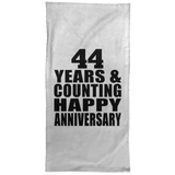 Happy 44th Anniversary 44 Years & Counting - Hand Towel