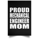 Proud Mechanical Engineer Mom - Poster Portrait