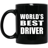 World's Best Driver - 11 Oz Coffee Mug Black
