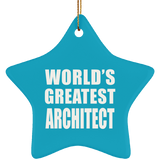 World's Greatest Architect - Star Ornament