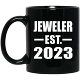 Jeweler Established EST. 2023 - 11oz Coffee Mug Black