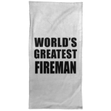 World's Greatest Fireman - Hand Towel