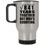 29th Anniversary Square Root of 841 Years Who's Counting - Silver Travel Mug