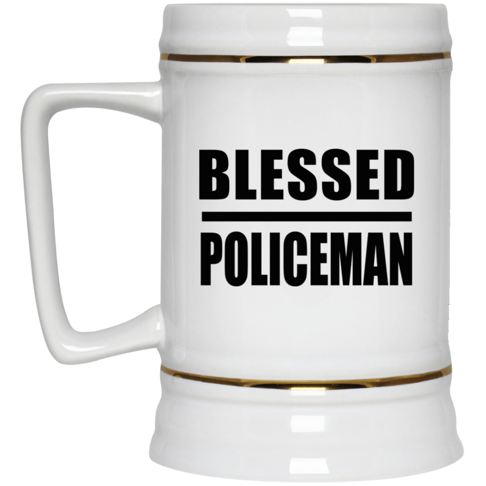Blessed Policeman - Beer Stein