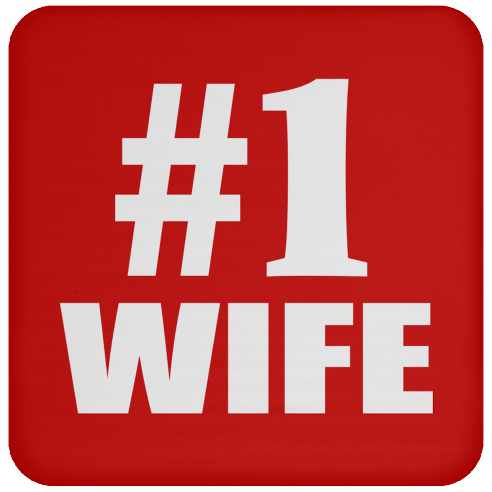 Number One #1 Wife - Drink Coaster