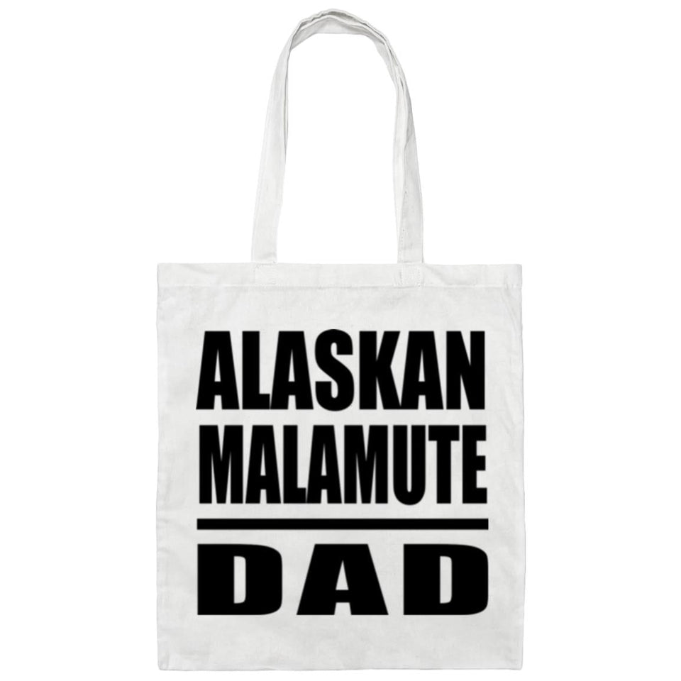 Alaskan Malamute Dad - Tote Bag White