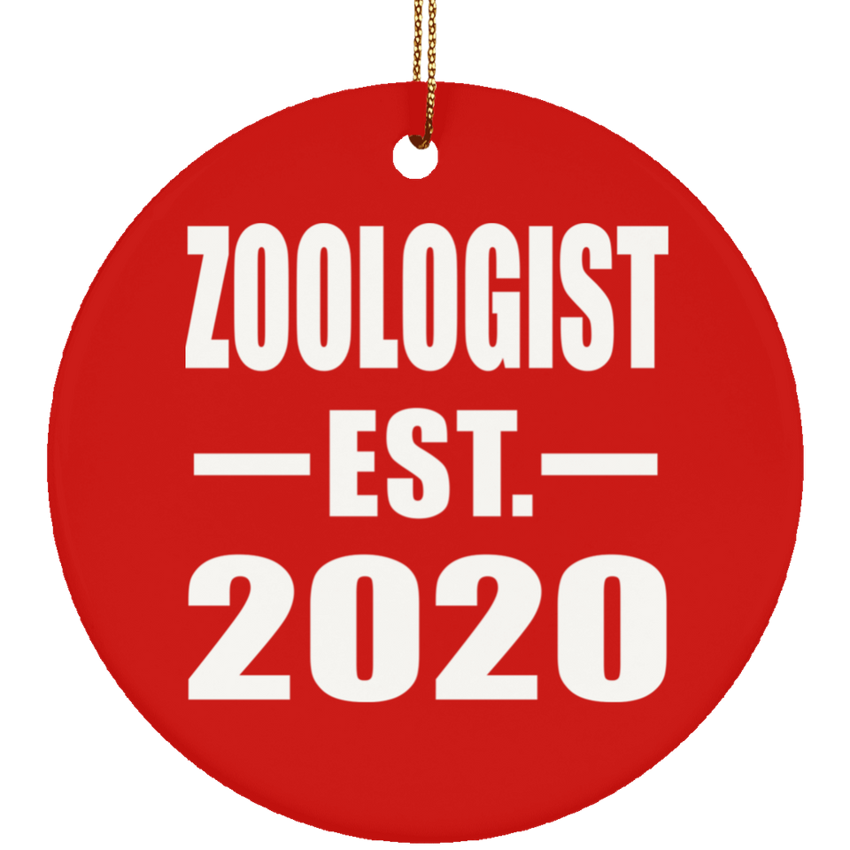 Zoologist Established EST. 2020 - Circle Ornament