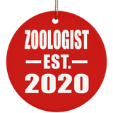Zoologist Established EST. 2020 - Circle Ornament