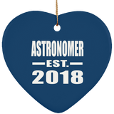 Astronomer Established EST. 2018 - Heart Ornament