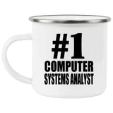 Number One #1 Computer Systems Analyst - 12oz Camping Mug