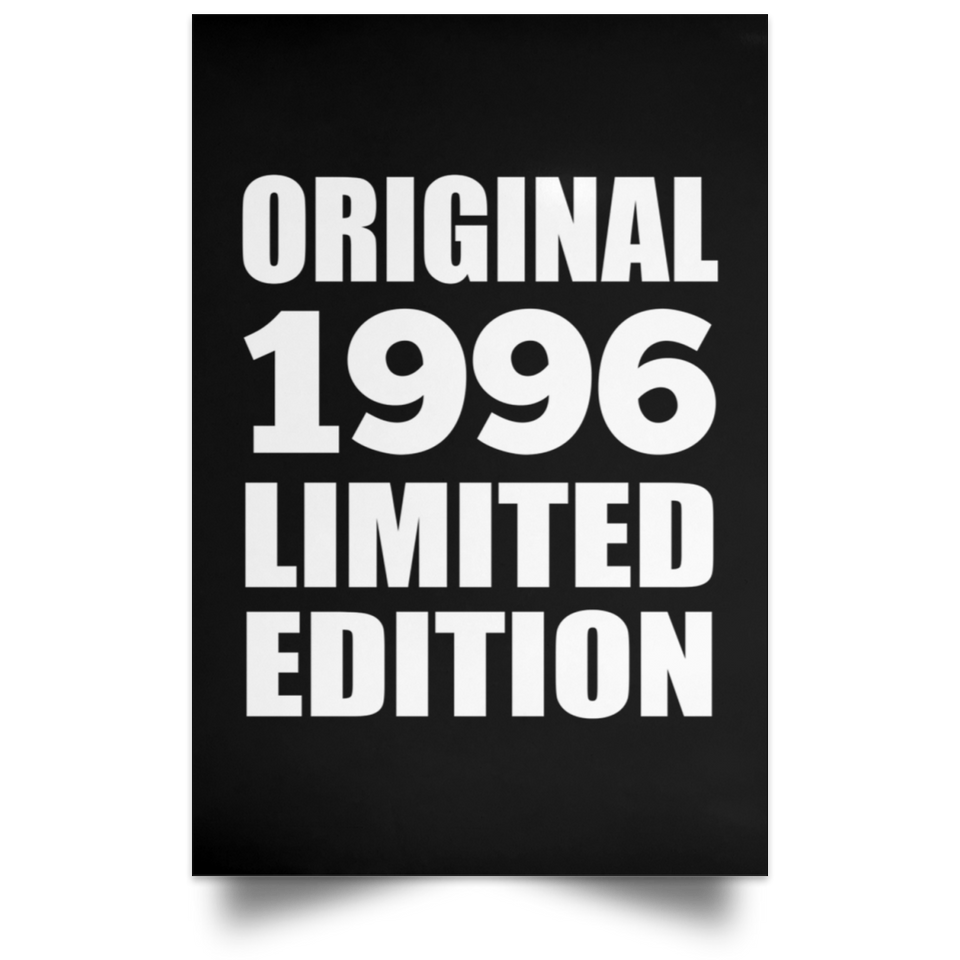 28th Birthday Original 1996 Limited Edition - Poster Portrait