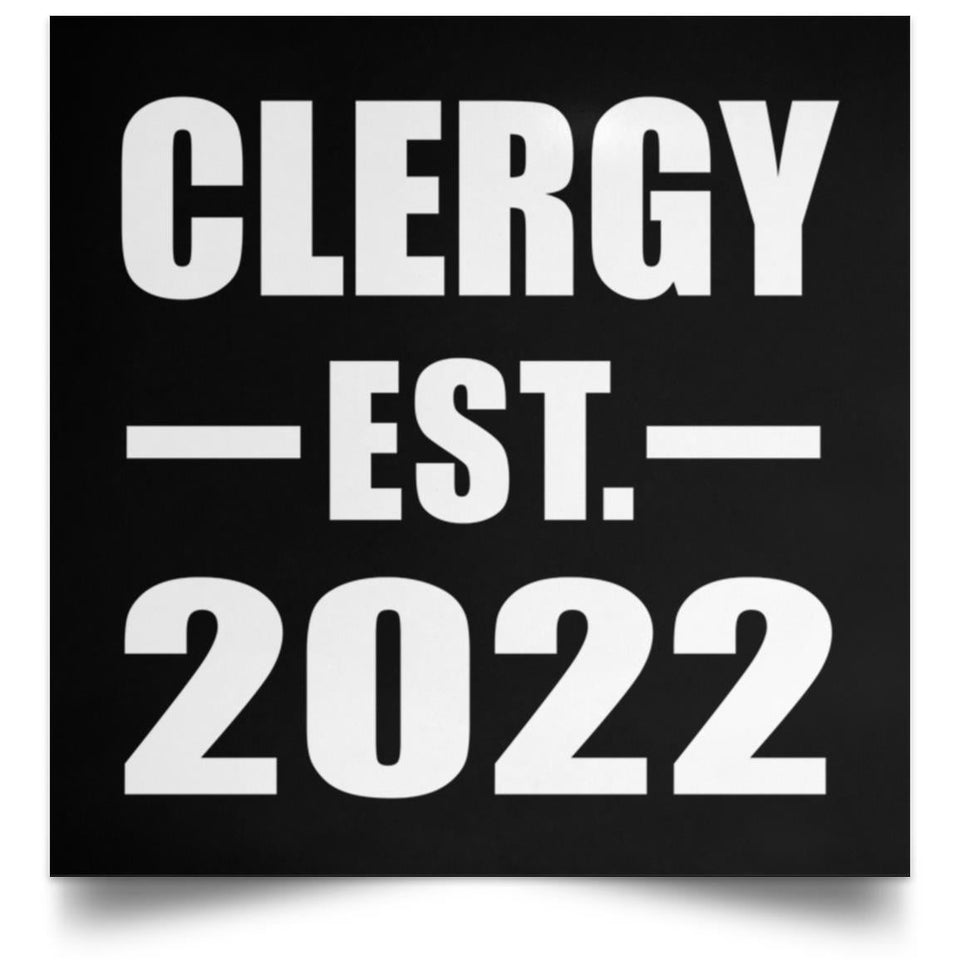 Clergy Established EST. 2022 - Poster Square