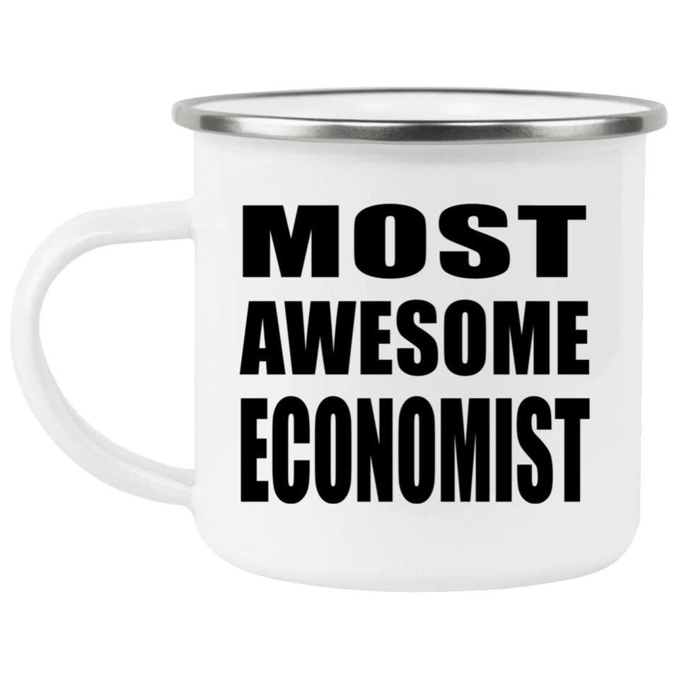 Most Awesome Economist - 12oz Camping Mug