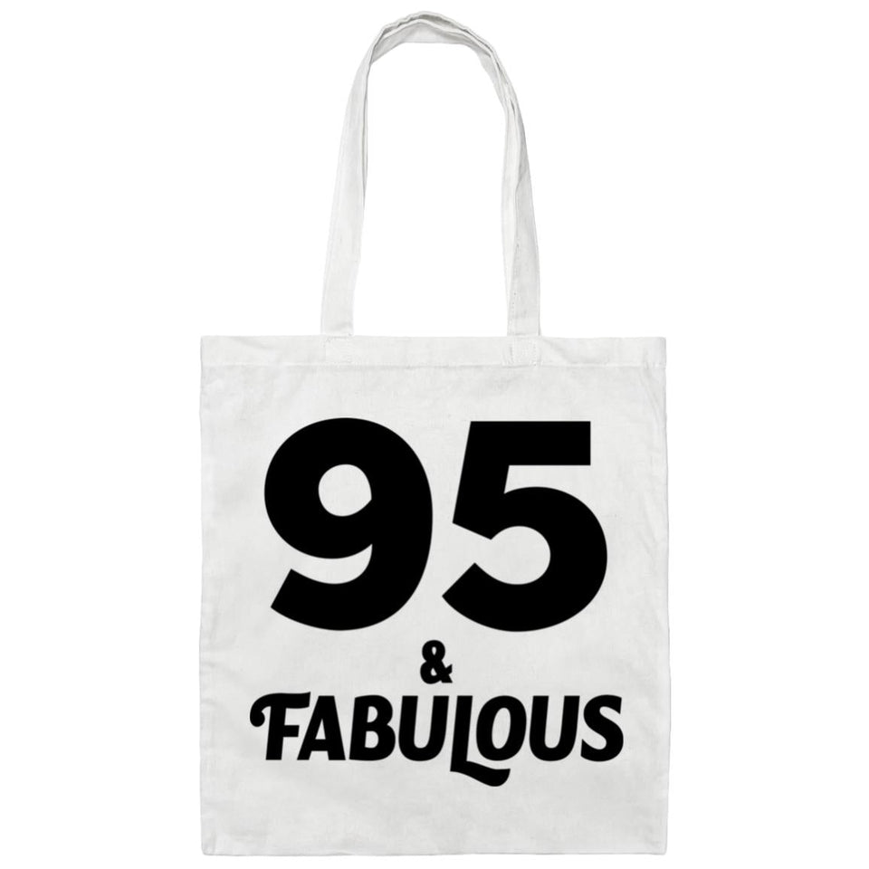 95th Birthday 95 & Fabulous - Tote Bag White