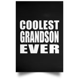 Coolest Grandson Ever - Poster Portrait