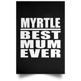 Myrtle Best Mum Ever - Poster Portrait