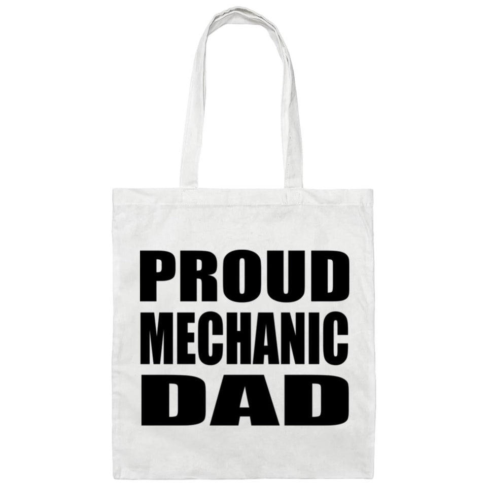 Proud Mechanic Dad - Tote Bag White