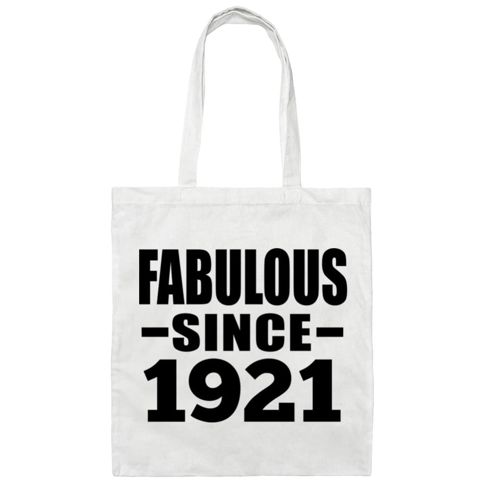 103rd Birthday Fabulous Since 1921 - Tote Bag White