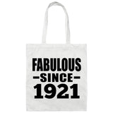 103rd Birthday Fabulous Since 1921 - Tote Bag White