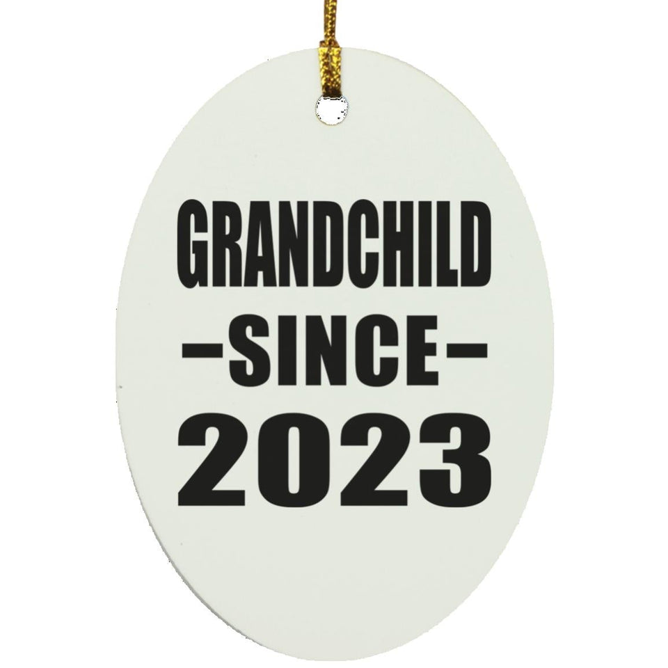 Grandchild Since 2023 - Oval Ornament