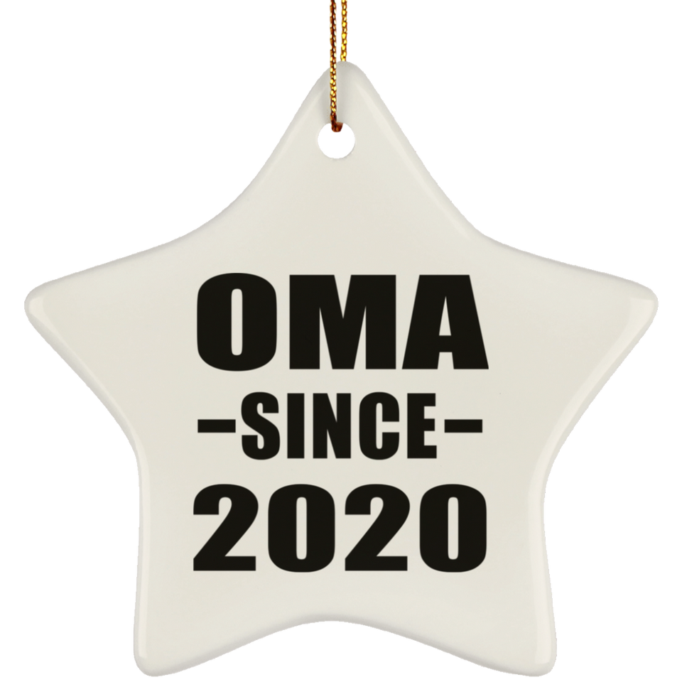 Oma Since 2020 - Star Ornament