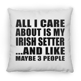 All I Care About Is My Irish Setter - Throw Pillow