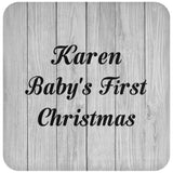 Karen Baby's First Christmas - Drink Coaster F