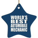 World's Best Automobile Mechanic - Star Ornament