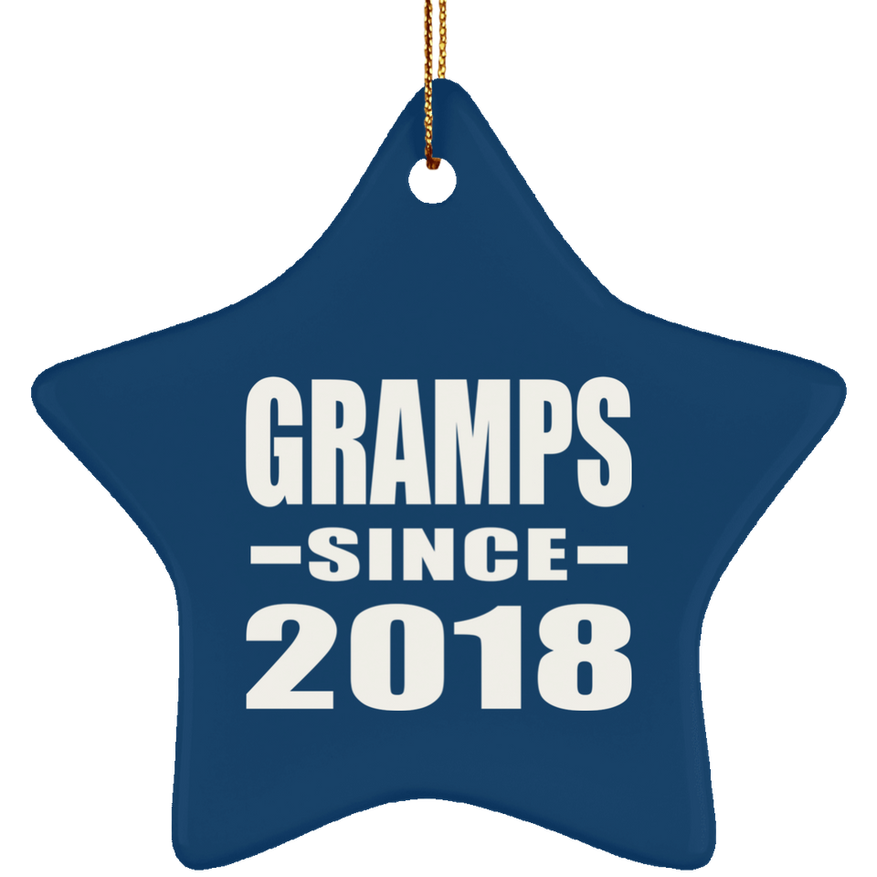 Gramps Since 2018 - Star Ornament