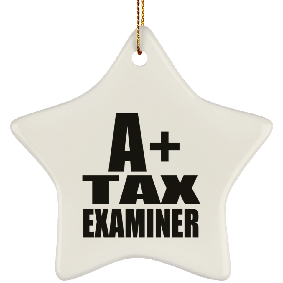A+ Tax Examiner - Star Ornament