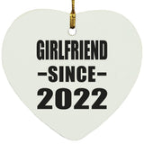 Girlfriend Since 2022 - Heart Ornament