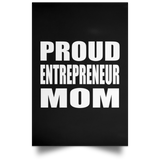 Proud Entrepreneur Mom - Poster Portrait