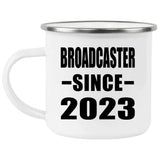 Broadcaster Since 2023 - 12oz Camping Mug