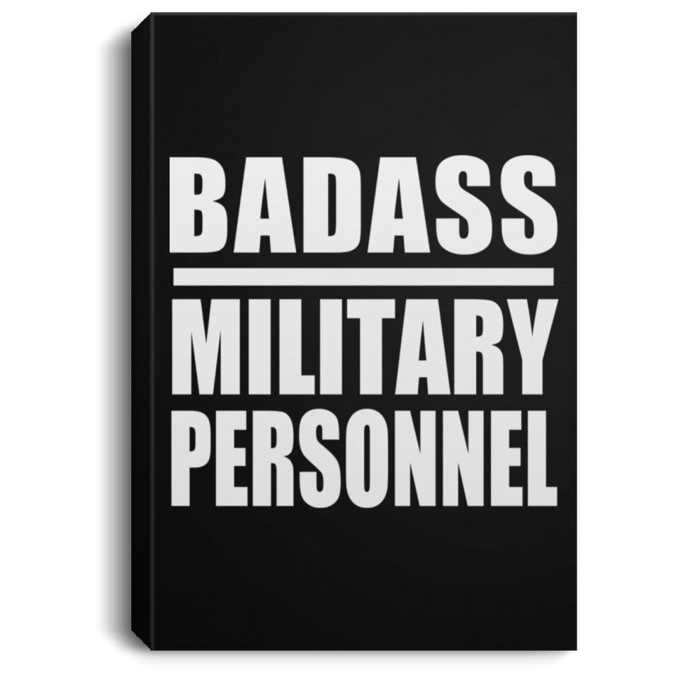 Badass Military Personnel - Canvas Portrait