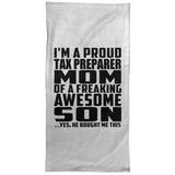 Proud Tax Preparer Mom Of Awesome Son - Hand Towel