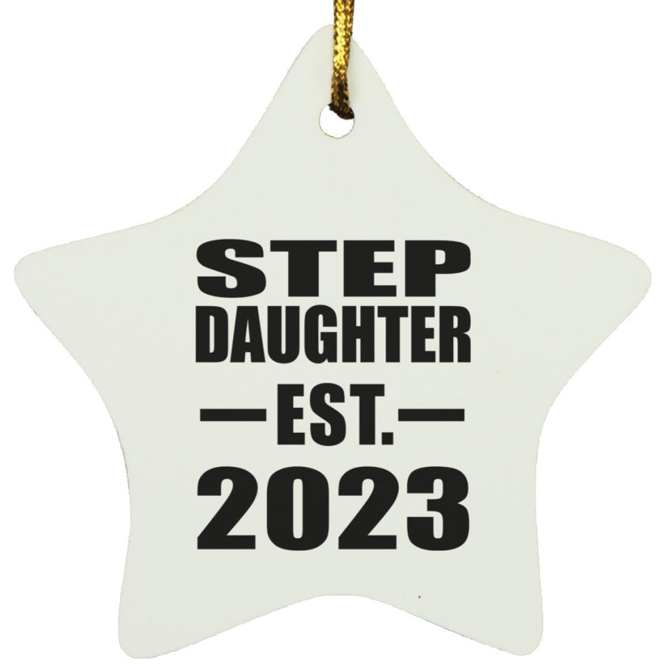 Step Daughter Established EST. 2023 - Star Ornament