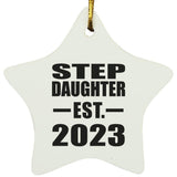Step Daughter Established EST. 2023 - Star Ornament