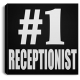 Number One #1 Receptionist - Canvas Square