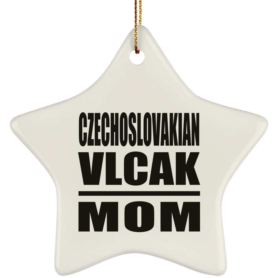 Czechoslovakian Vlcak Mom - Star Ornament