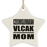 Czechoslovakian Vlcak Mom - Star Ornament