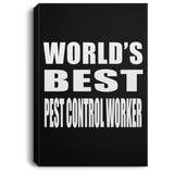 World's Best Pest Control Worker - Canvas Portrait