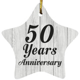 50th Anniversary 50 Years Anniversary - Star Ornament F