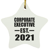 Corporate Executive Established EST. 2021 - Star Ornament