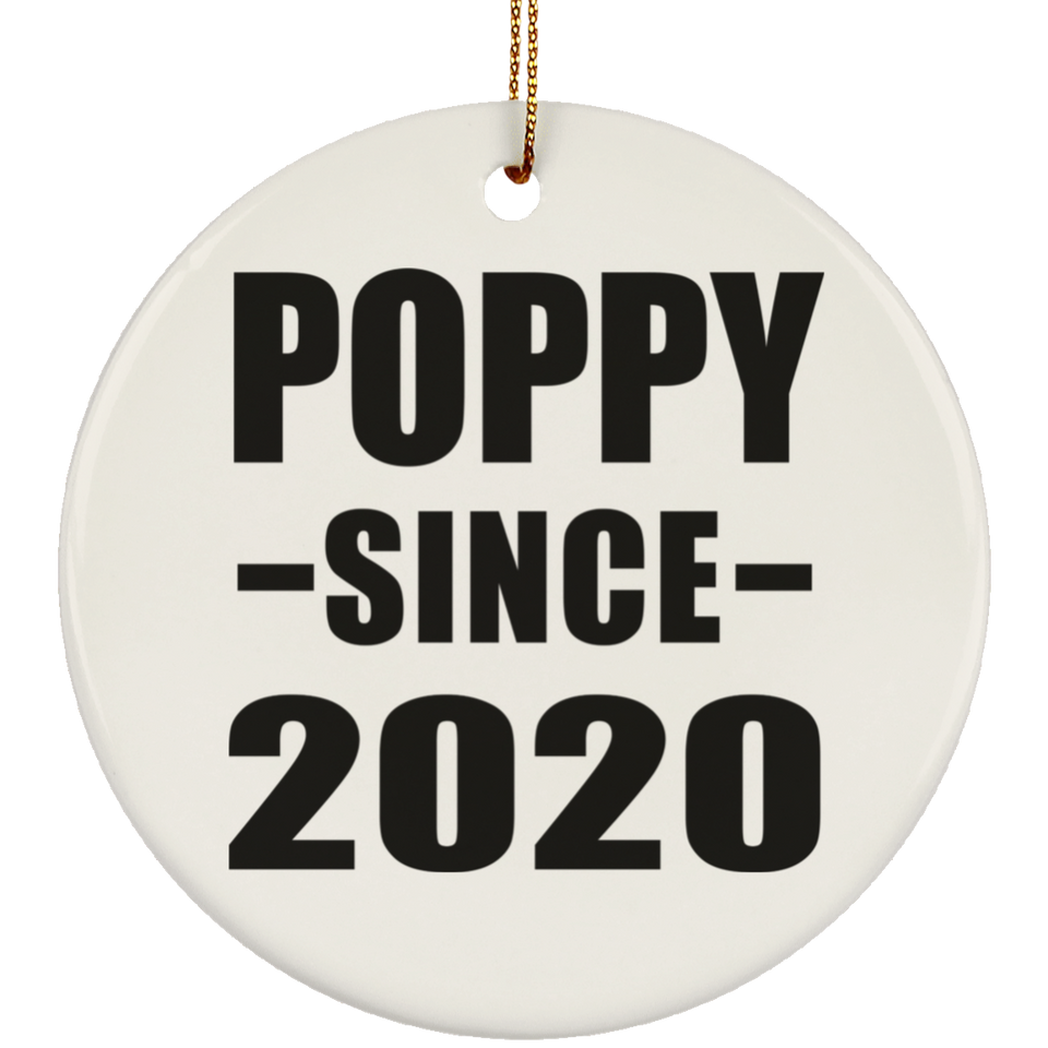 Poppy Since 2020 - Circle Ornament