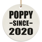 Poppy Since 2020 - Circle Ornament
