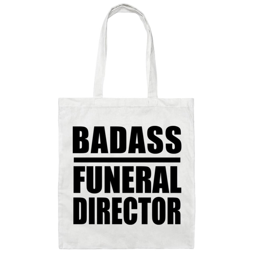 Badass Funeral Director - Tote Bag White