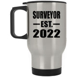 Surveyor Established EST. 2022 - Silver Travel Mug
