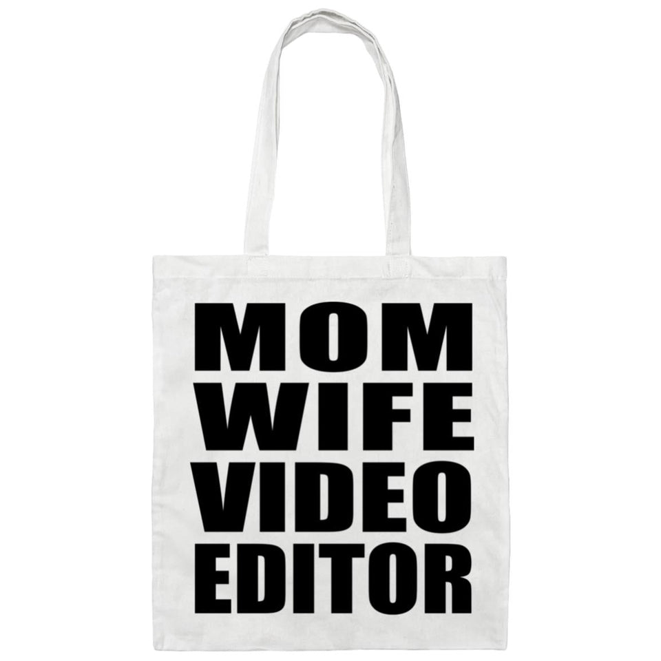 Mom Wife Video Editor - Tote Bag White