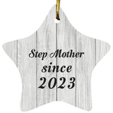 Step Mother Since 2023 - Star Ornament F
